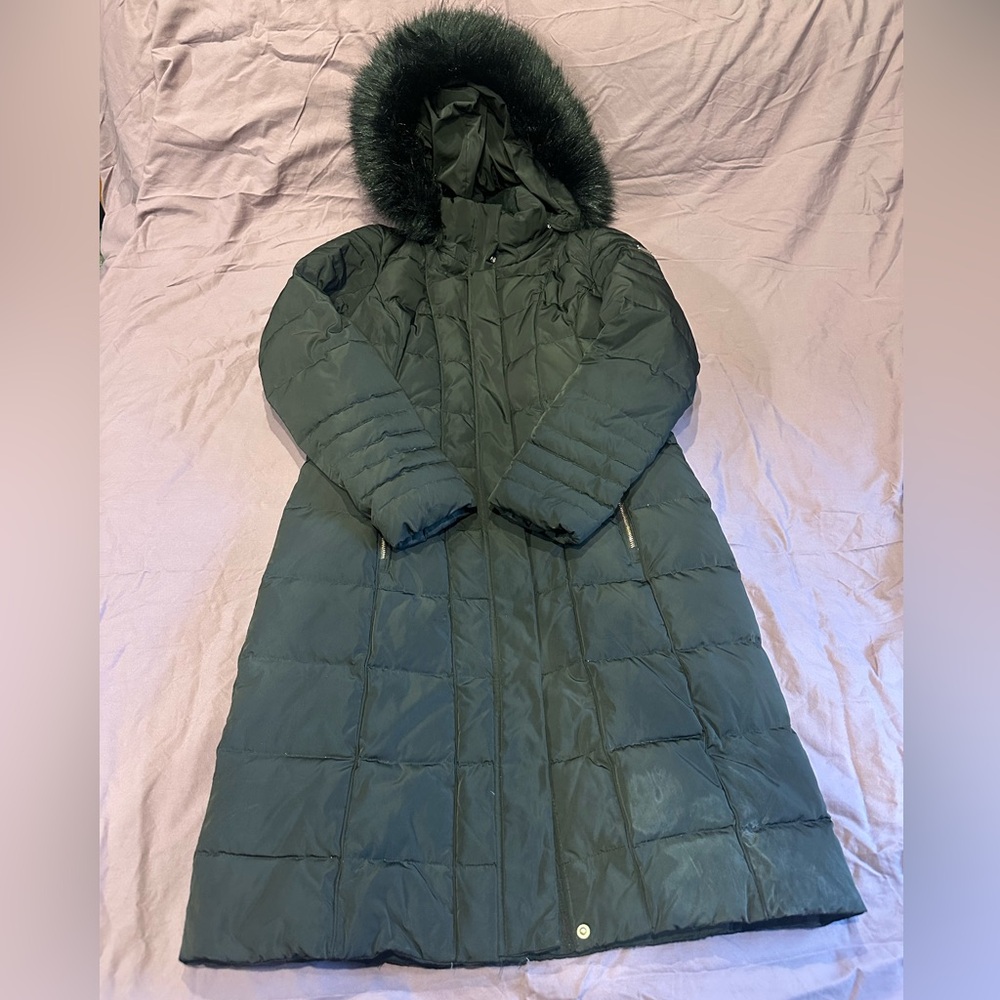 Calvin Klein Long Black Puffer Coat